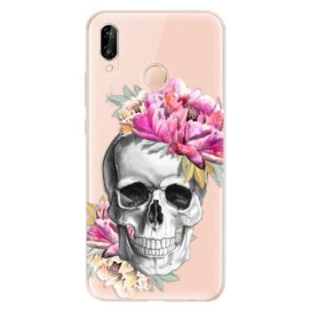 Odolné silikonové pouzdro iSaprio - Pretty Skull - Huawei P20 Lite