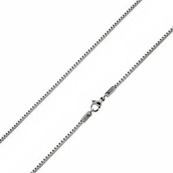 Šperky4U Ocelový řetízek čtvercový, tl. 1,2 mm - OPE1007-012-45