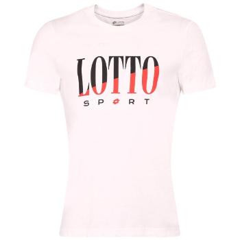 Lotto TEE SUPRA VI Pánské tričko, bílá, velikost XL