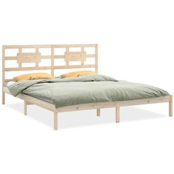 Rám postele masivní dřevo 160 × 200 cm, 3105675 (3105675)