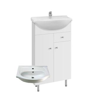 A-Interiéry Koupelnová skříňka s keramickým umyvadlem Vilma S 50 ZV vilma s50zv