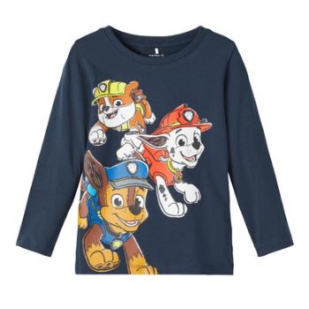 name it Košile s dlouhým rukávem Paw Patrol Nmmodmu Dark Sapphire