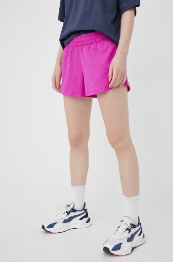 Tréninkové šortky Puma 520488 dámské, růžová barva, hladké, medium waist