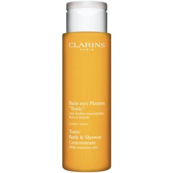 Clarins Tonic Bath & Shower Concentrate sprchový a koupelový gel s esenciálními oleji 200 ml