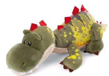 Nici Plyš Dino Fossily ležící 45cm, GREEN