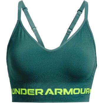 Under Armour SEAMLESS LOW LONG Sportovní podprsenka, zelená, velikost