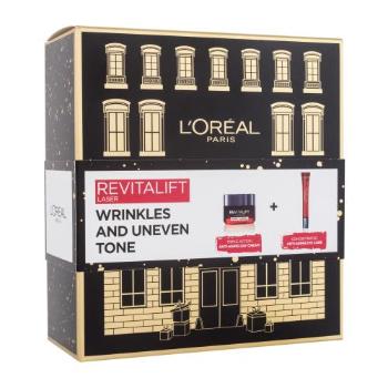 L'Oréal Paris Revitalift Laser Wrinkles And Uneven Tone dárková kazeta dárková sada