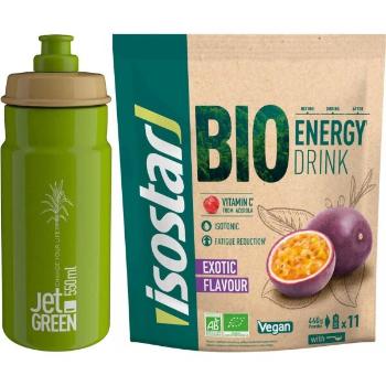 Isostar BIO ENERGY DRINK EXOTICKÉ OVOCE 440g + BIDON GRATIS 550ml Isotonický bio nápoj v prášku + bidon zdarma, , velikost UNI