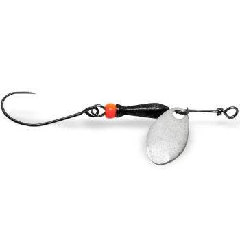 Jigovkycz třpytka classic barbless silver (black/orange) - 1