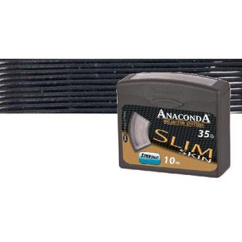 Anaconda návazcová šňůra  slim skin 10 m black-nosnost 25lb