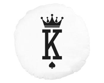 Kulatý polštář K as King