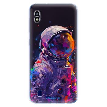 Odolné silikonové pouzdro iSaprio - Neon Astronaut - Samsung Galaxy A10