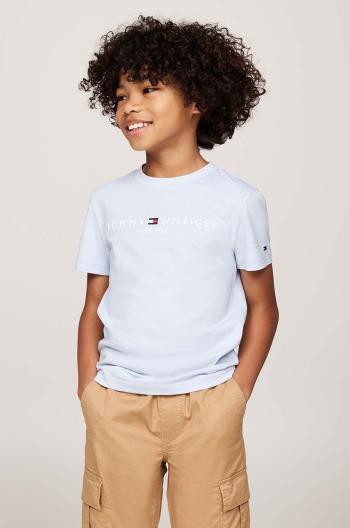 Dětské bavlněné tričko Tommy Hilfiger s potiskem, KS0KS00397