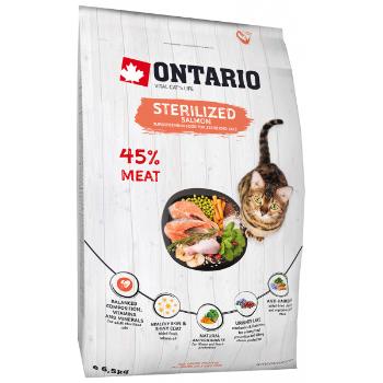 Ontario Cat Sterilised Salmon 6,5 kg