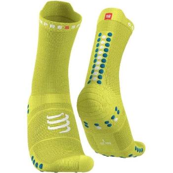 Compressport PRO RACING SOCK v4.0 RUN HIGH Běžecké ponožky, světle zelená, velikost T2