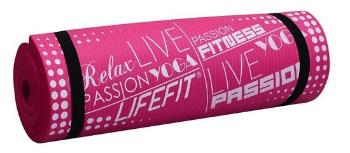 LIFEFIT YOGA MAT EXKLUZIV PLUS světle růžová