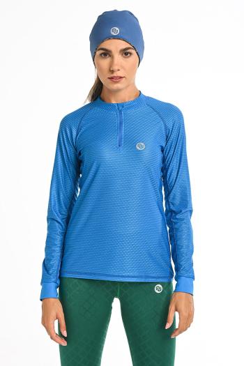 Nessi Sportswear Běžecké Tričko Karbon s Dlouhý Rukávem KLC-50 Blue Velikost: XL