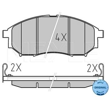 MEYLE Brzdové destičky přední (0252369816/W)