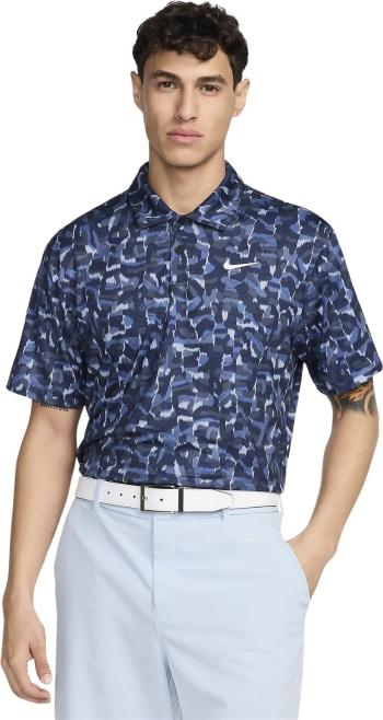 Nike Dri-Fit Tour Confetti Print Mens Ashen Slate/White L Polo košile