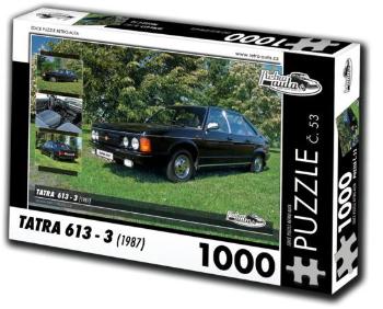 RETRO-AUTA Puzzle č. 53 Tatra 613-3 (1987) 1000 dílků