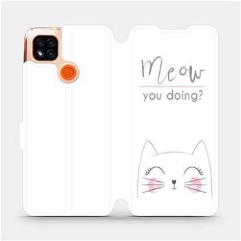 Flipové pouzdro na mobil Xiaomi Redmi 9C - M098P Meow you doing? (5903516334698)