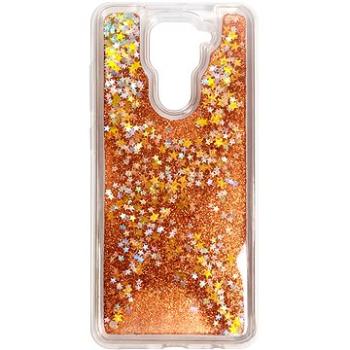 iWill Glitter Liquid Star Case pro Xiaomi Redmi Note 9 Rose Gold (DIP123_51)