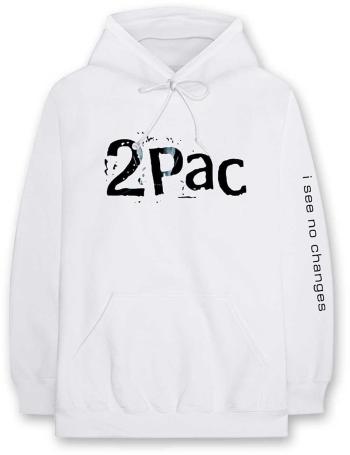 2Pac Mikina I See No Changes White 2XL