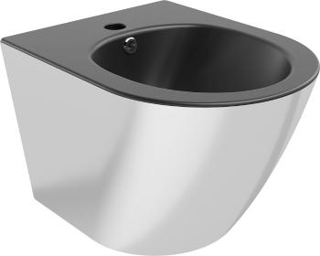 MEXEN Lena bidet závěsný, černá mat/stříbrná 35224874