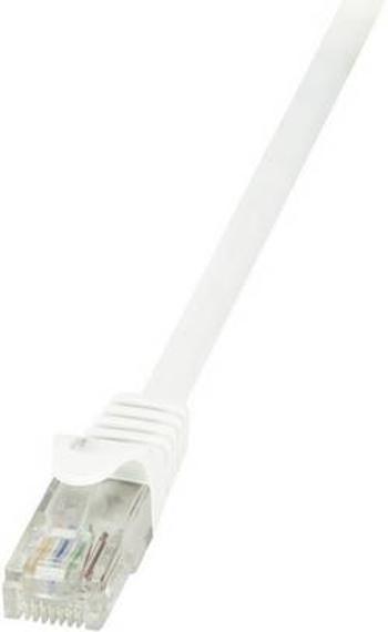 Síťový kabel RJ45 LogiLink CP2011U, CAT 6, U/UTP, 25.00 cm, bílá