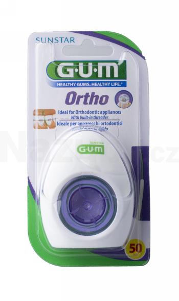 GUM Ortho Floss zubní nit 50 ks