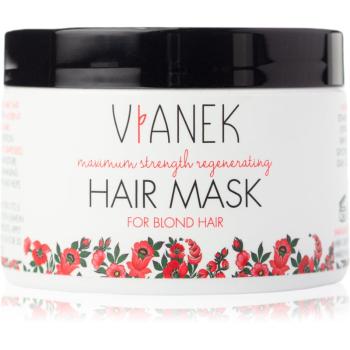 Vianek Maximum Strenght Regenerating hloubkově regenerační maska pro blond vlasy 150 ml