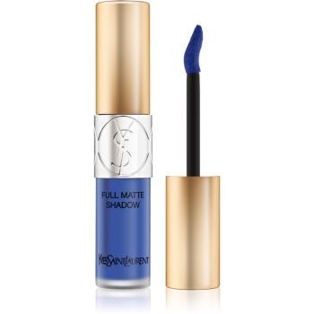 Yves Saint Laurent Full Matte Shadow tekuté oční stíny s matným efektem odstín 6 Rebel Blue 4.5 ml