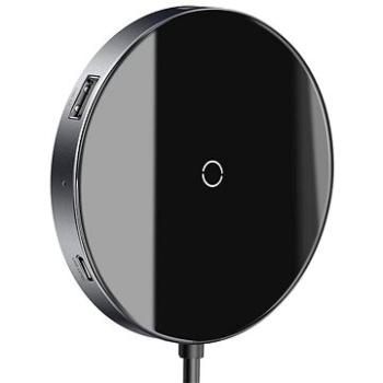 Baseus Circular Mirror Wireless Charger intelligent HD HUB Dark gray (WXJMY-A0G)