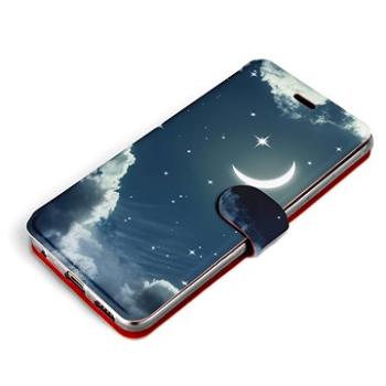 Flipové pouzdro na mobil Xiaomi Redmi 9A - V145P Noční obloha s měsícem (5903516320097)