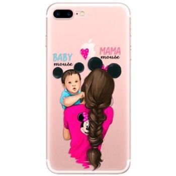 iSaprio Mama Mouse Brunette and Boy pro iPhone 7 Plus / 8 Plus (mmbruboy-TPU2-i7p)