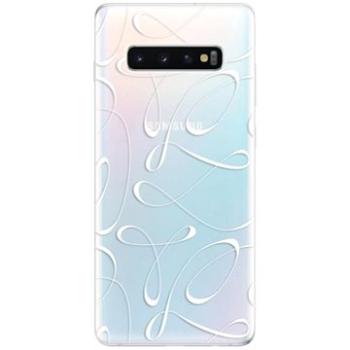 iSaprio Fancy - white pro Samsung Galaxy S10+ (fanwh-TPU-gS10p)
