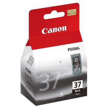 CANON PG-37 BK - originální cartridge, černá, 11ml