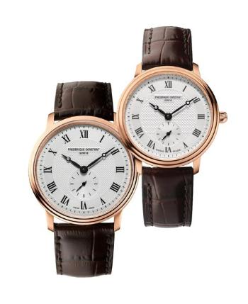 SET Frederique Constant Slimline FC-235M4S4 a FC-235M1S4