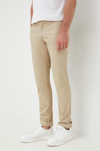 Kalhoty Polo Ralph Lauren pánské, béžová barva, ve střihu chinos