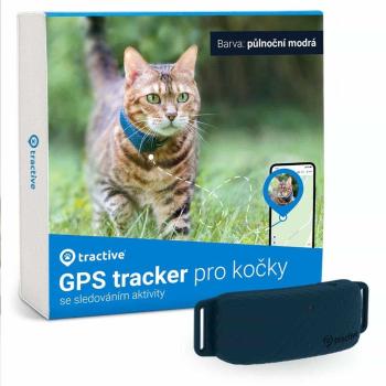 Tractive GPS CAT 4 LTE – sledování polohy a aktivity pro kočky – půlnoční modrá