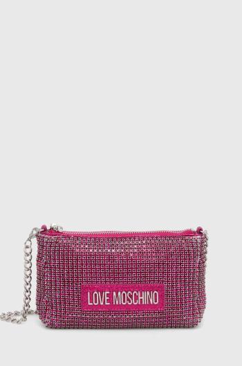 Kabelka Love Moschino růžová barva, JC4046PP1LLP100A