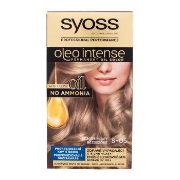 Syoss Oleo Intense Permanent Oil Color 50 ml barva na vlasy pro ženy 8-05 Beige Blond na barvené vlasy; na blond vlasy