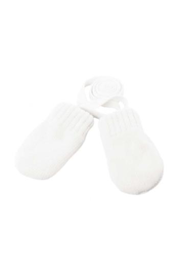 Dětské rukavice Jamiks bílá barva