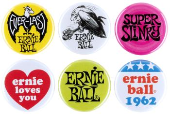 Ernie Ball 1" Assorted Buttons 6pk