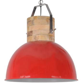 Červené závěsné kovové retro světlo Fabriano Shiny red - Ø50*60 cm 8502211318056