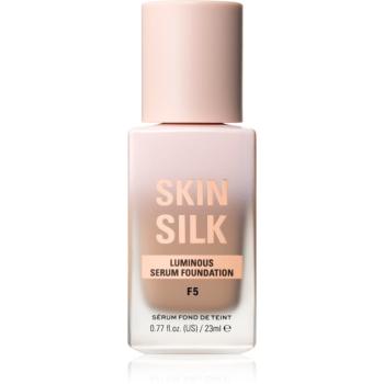 Makeup Revolution Skin Silk Serum Foundation lehký make-up s rozjasňujícím účinkem odstín F5 23 ml