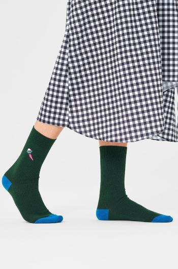 Ponožky Happy Socks dámské, hnědá barva