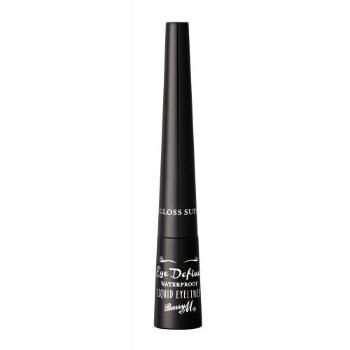 Barry M Eye Define Liquid Waterproof 2 ml oční linka pro ženy Super Gloss Black tekuté linky