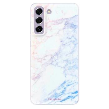 Odolné silikonové pouzdro iSaprio - Raibow Marble 10 - Samsung Galaxy S21 FE 5G