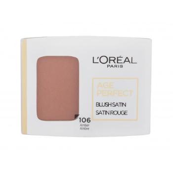 L'Oréal Paris Age Perfect Blush Satin 5 g tvářenka pro ženy 106 Amber